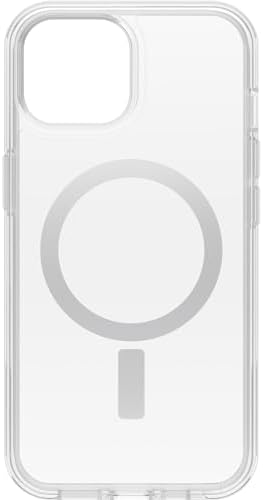 OtterBox iPhone 15, iPhone 14, and iPhone 13 Symmetry Series Clear Case (Clear), Snaps to MagSafe, Ultra-Sleek, Raised Edges Protect Camera & Screen