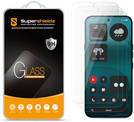 Supershieldz (3 Pack) Designed for Nothing Phone (4a Pro) Tempered Glass Screen Protector, Anti Scratch, Bubble Free