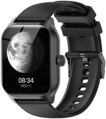Smart Watch for Men Women, 2.01" Full Touch Fitness Tracker Answer/Make Call, Multiple Sports Mode Step Counter Watch with Heart Rate/Sleep Monitor, IP68 Waterproof Smartwatch for Android iOS