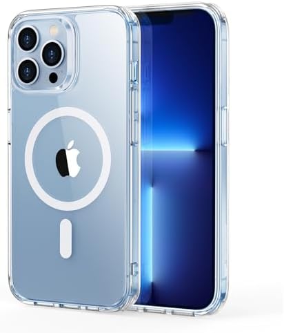 ESR for iPhone 13 Pro Max Case, Compatible with MagSafe, Shockproof Military-Grade Protection, Scratch-Resistant Back, Magnetic Phone Case for iPhone 13 Pro Max, Classic Hybrid Case, Clear