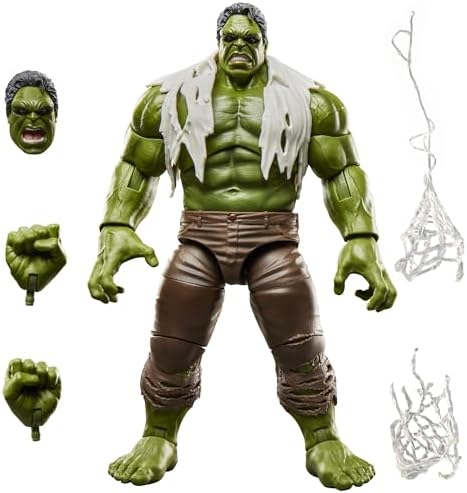 Marvel Legends Series Hulk, Spider-Man Day Collectible 6-Inch Action Figure Set