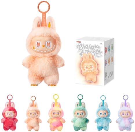 POP MART THE Monsters Big into Energy Series-Vinyl Plush Pendant Blind Box, Labubu Doll, Blind Box Figures, Plush Keychain, Bag Charms, Random Design Collectible Toys Home Decor, Single Box