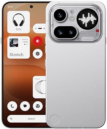 Nothing Phone (4a) Pro Cell Phone 2026 New, Unlocked Android 16 Smartphone, Triple-Lens Camera, AI Photo Edits, 6.83" 144Hz AMOLED Display, 5080mAh Battery, Dual-SIM Glyph Matrix (Sliver, 12+256GB) | 