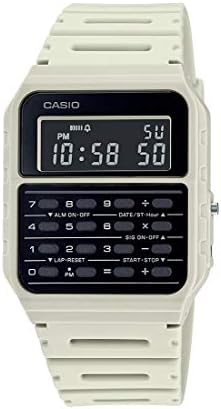 Casio CA53W Vintage Series | Data Bank | 1/100 SEC Stopwatch | Water Resistant | 8 Digit Calculator | Dual Time | Resin Band | Resin Case | Auto Calendar | Daily Alarm | 5 Year Battery