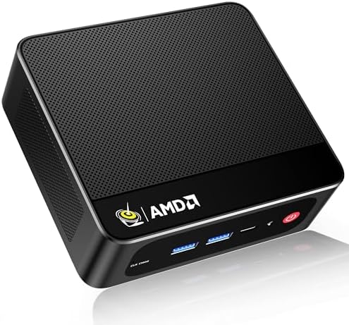 Beelink Mini PC SER5 5500U AMD Ryzen 5 (6C/12T, 2.1/4.0GHz) 16GB DDR4 500GB M.2 SSD Mini Computer, Radeon Graphics 7cores 1800 MHz, 2.5G LAN, Wifi6/BT5.2,HDMI/DP/Type-c/4K Triple Display Micro PC
