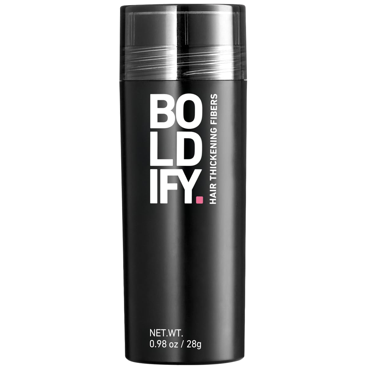 BOLDIFY Hair Fibers (28g) - Fill In Thinning and Fine Hair for an Instantly Fuller, Thicker Look - 14 Shades for Women &amp; Men - Dark Gray