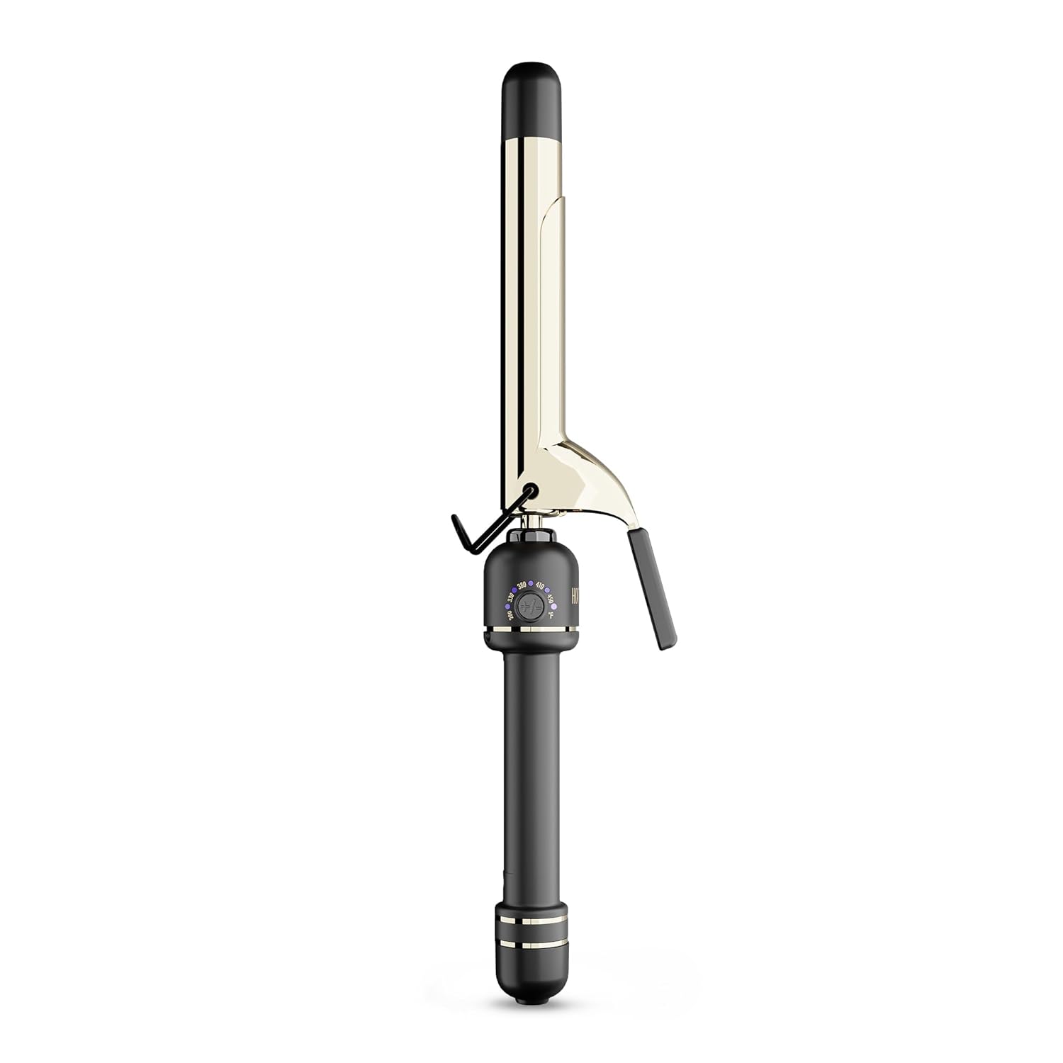 HOT Tools 24K Gold Professional 1" Extended Barrel Curling Iron with Clamp for Bouncy Curls, Faster Styling, Less Damage &amp; Long-Lasting Results