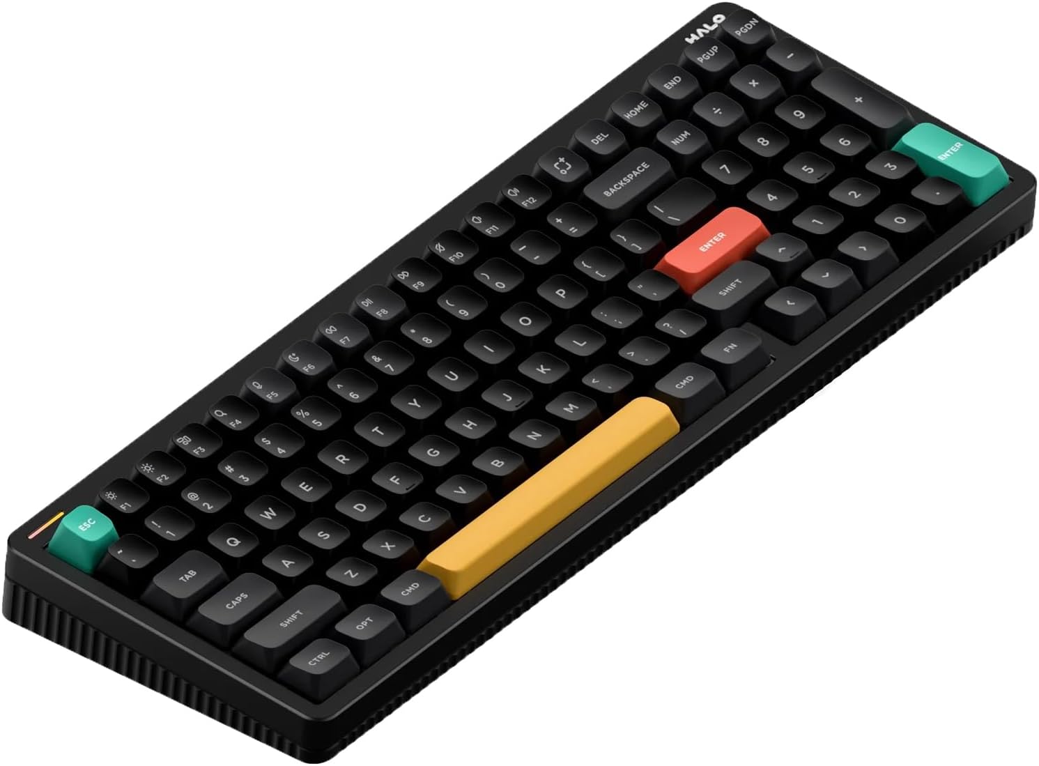 nuphy Halo V2 IO Wireless Mechanical Keyboard with PBT Keycaps,Hot Swappable Custom Gaming Keyboard,Aluminum Alloy Frame,RGB Backlit,Gasket Structure,BT5.0\/USB-C\/2.4GHz Low Latency Office Keyboards