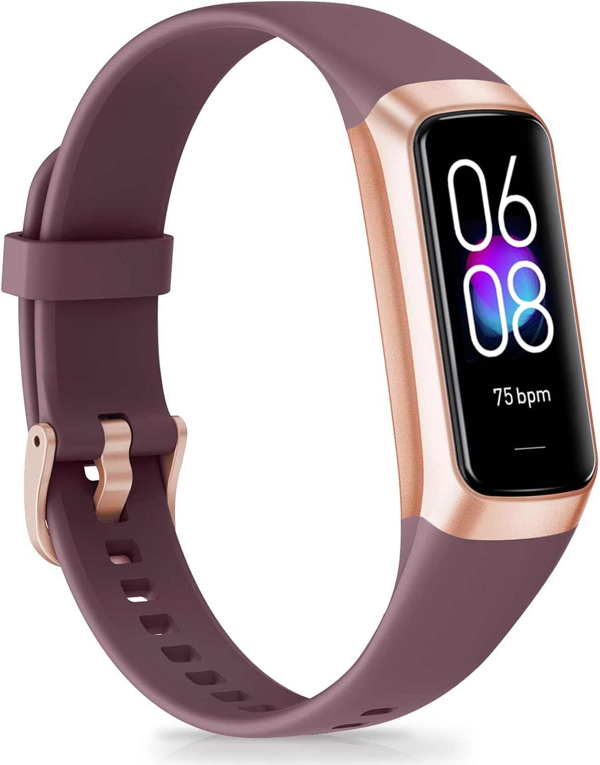 Fitness Tracker, Activity Trackers with 24\/7 Heart Rate, Blood Oxygen Blood Pressure Sleep Monitor, Step Counter with 1.1" AMOLED Touch Color Screen, Calorie Pedometer Health Smart Watch for Wome