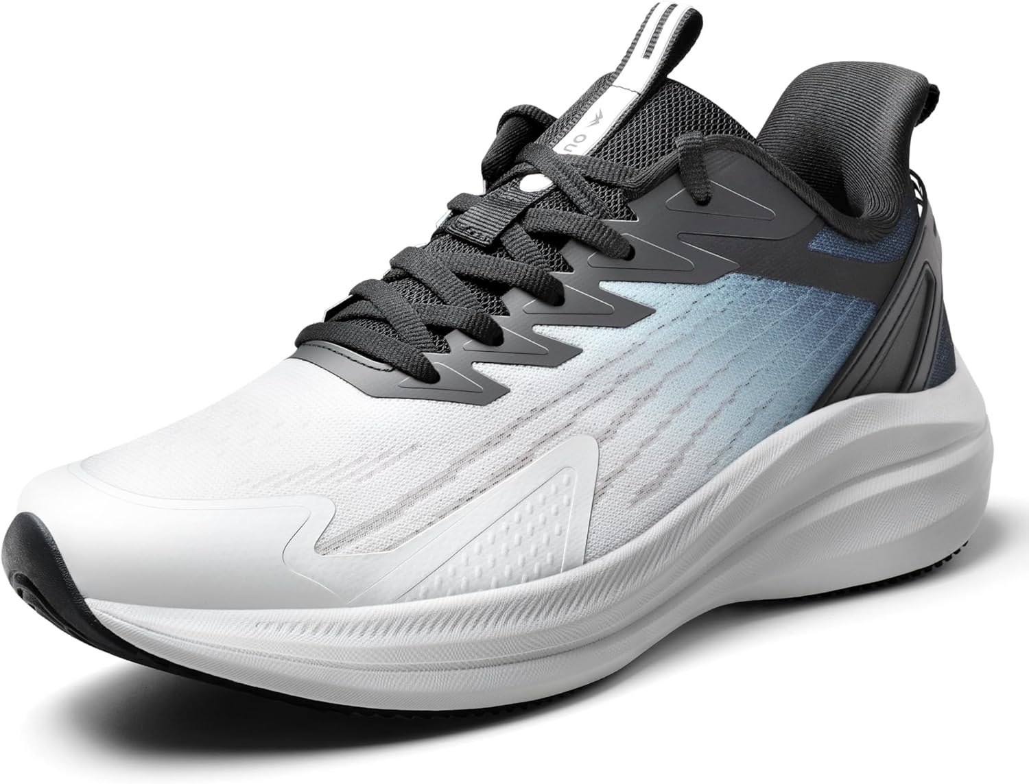 OUTJET Men's Road Running Shoes Lightweight Cushioning Athletic Walking Sneakers - Comfortable Non Slip Jogging Outdoor Gym Workout Tennis Shoes Active5K