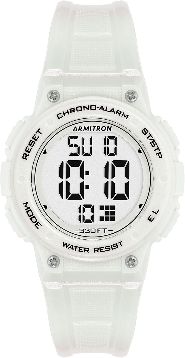 Armitron Sport Women's Digital Chronograph Resin Strap Watch