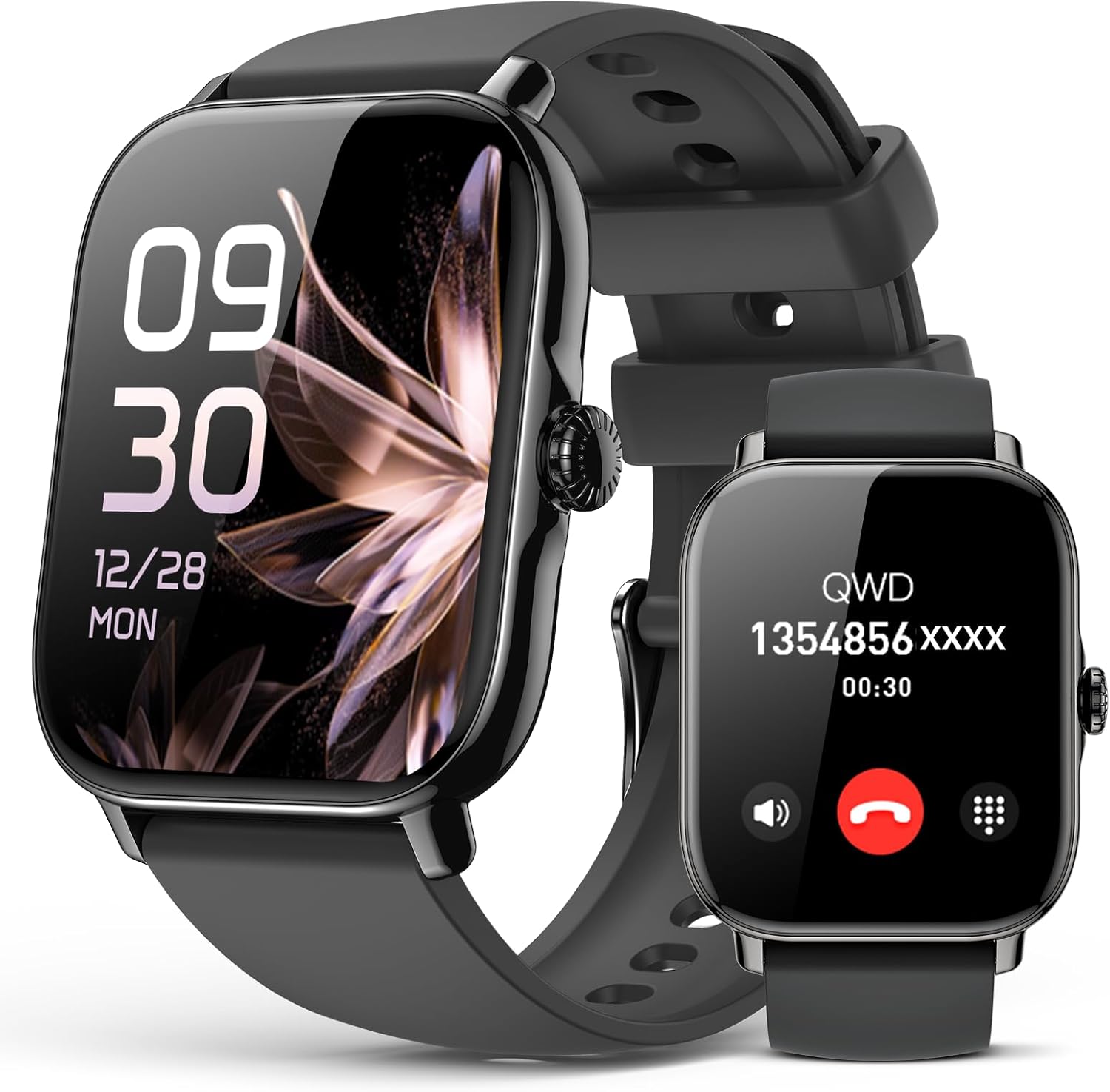 Smart Watch for Women Men- Answer\/Make Call, 2025 IP68 Waterproof Fitness Step Tracker Watch with Sleep Monitor\/Activity Counter\/110+ Sport Mode, Smartwatch for Andriod iPhone iOS Samsung Compatibl