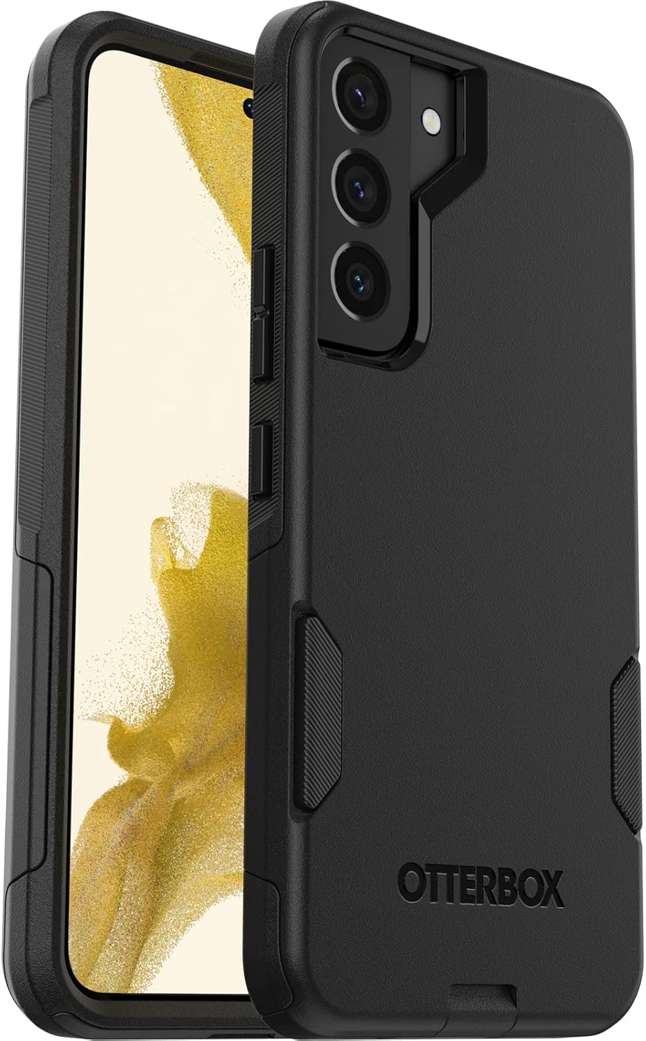 OtterBox Galaxy S22 Commuter Series Case - Black, Slim &amp; Tough, Pocket-Friendly, with Port Protection