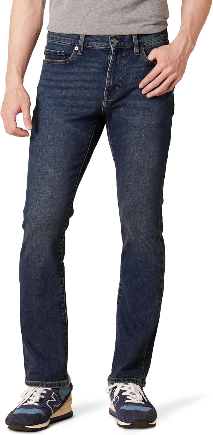 Amazon Essentials Mens Jeans, Slim Fit Stretch, Bootcut - Discontinued Colors