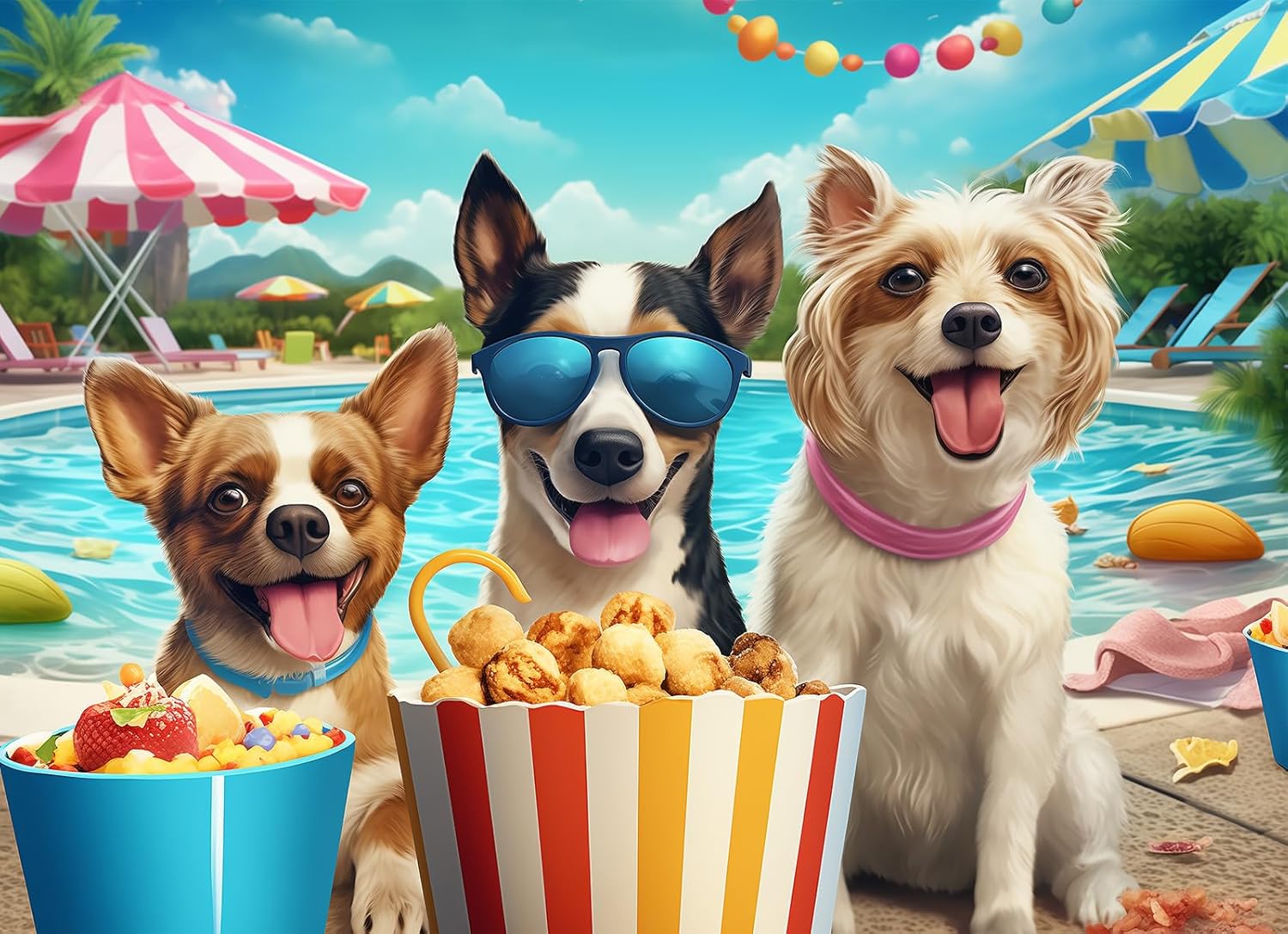 Puzzles for Kids Ages 6-8 8-10 Year Old - Amusement Park Dog Puzzles 200 Piece Puzzles for Kids Ages 6 7 8 9 10 Year Old and Adults Children Kids Puzzles for Girls and Boys Educational Toys Gifts