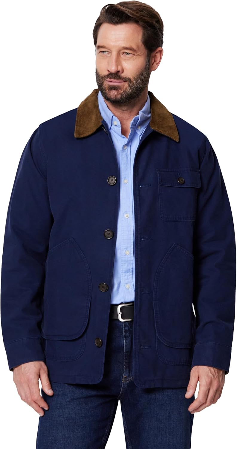 Amazon Essentials Men's Cotton Canvas Barn Jacket