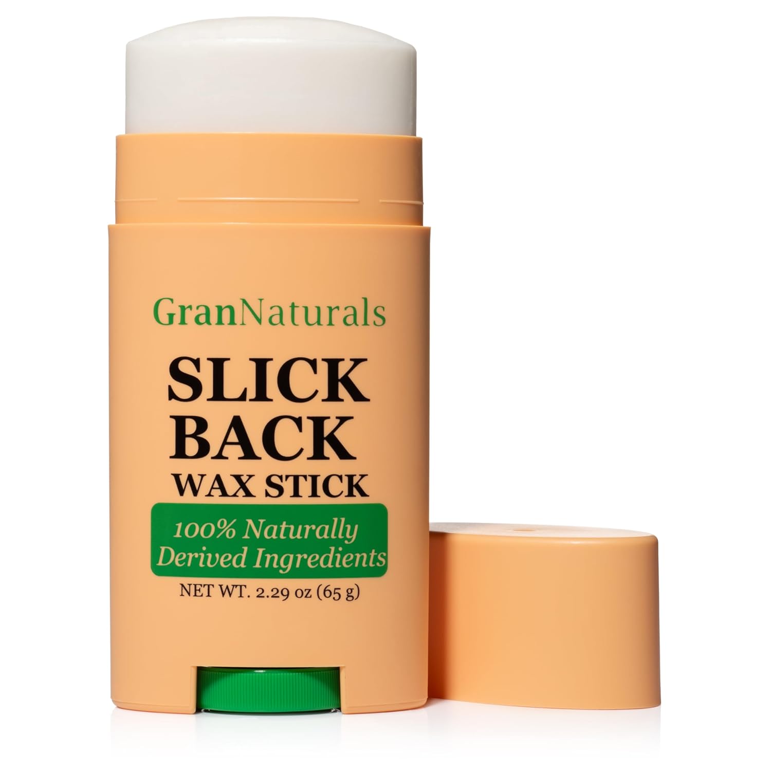 GranNaturals Slick Back Hair Wax Stick for Women - Castor, Jojoba, Coconut, Meadowfoam Oils - Smoothing Stray Flyaways, Taming Frizz, Styling Sleek Bun &amp; Ponytail w\/Rosemary Leaf Extract - 2.29 o