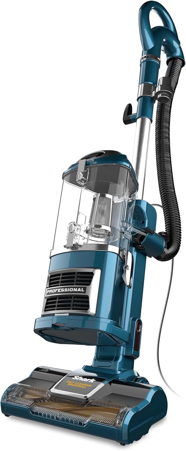 Shark Upright Vacuum, Navigator Lift-Away with Self-Cleaning Brushroll, HEPA Filter, Swivel Steering, Upholstery Tool &amp; Pet Crevice Tool, Perfect for Pets &amp; Multi-Surface, Teal, ZU503AMZ