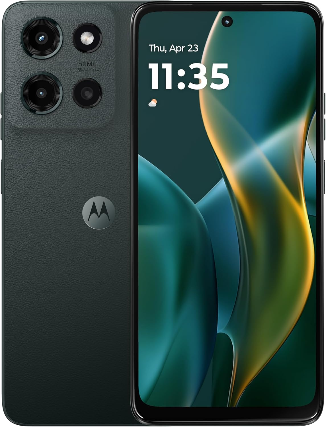 Moto G - 2025 | Unlocked | Made for US 4\/128GB | 50MP Camera | Forest Gray