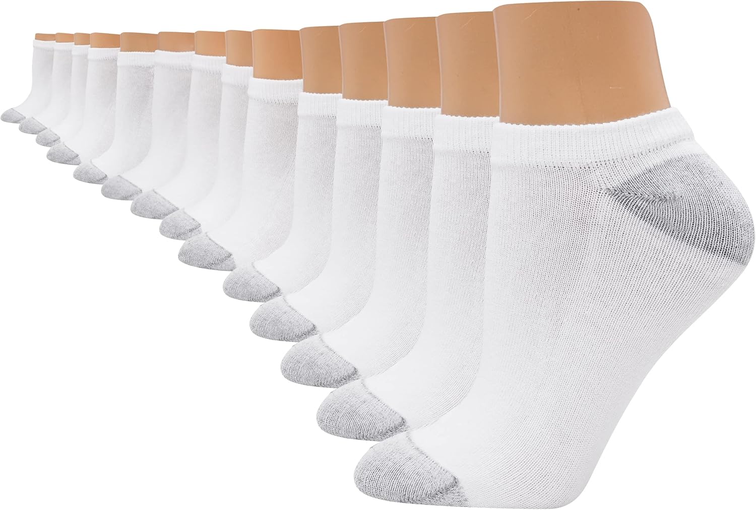 Hanes Women's Cool Comfort No-Show Socks, Moisture-Wicking Socks, 14-Pack