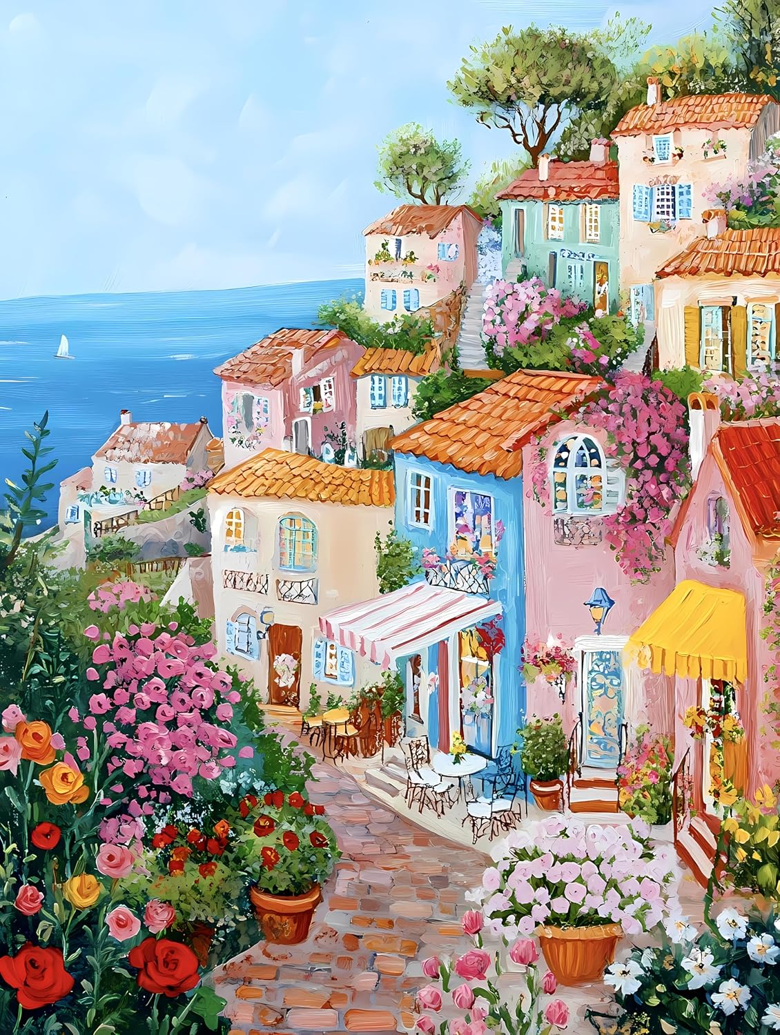 XURLEQ 1000 Piece Puzzle for Adults, Challenging Coastal Charm Jigsaw Puzzles, Premium Matte Finish, 27.56 x 19.68 Inches, Perfect for Game Nights